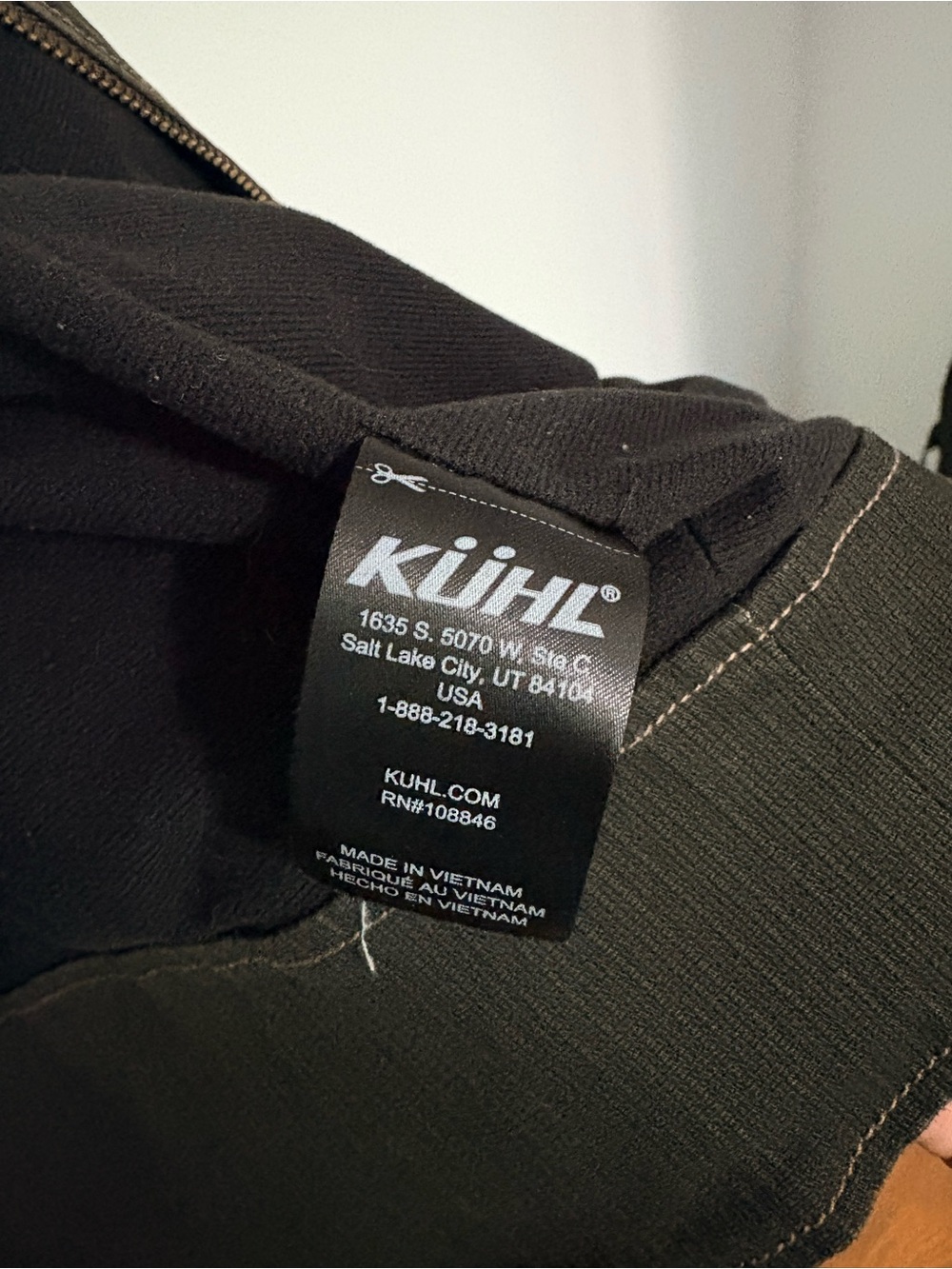 KÜHL Men's Dark Brown Military-Style Zip Jacket - Picture 7 of 7